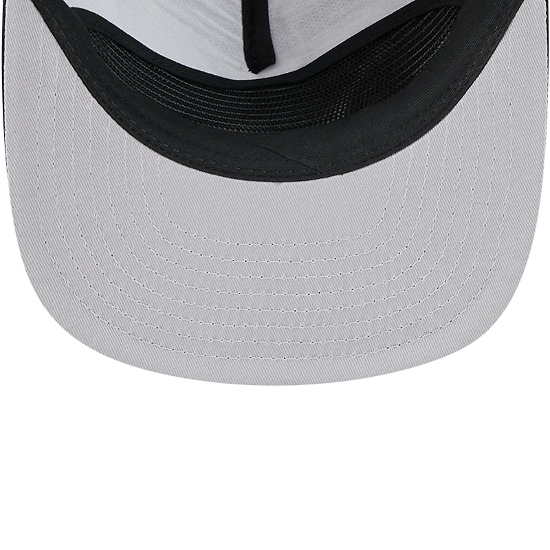 Casquette de golf à visière snapback Philadelphia 76ers noire New Era pour homme
