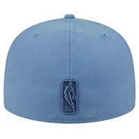 Casquette ajustée 59FIFTY New Era pour hommes des Philadelphia 76ers Color Pack Faded Tonal bleu