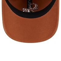 Casquette ajustable 9TWENTY marron New Era pour hommes des Philadelphia 76ers Colorpack tonal
