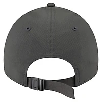 Casquette ajustable New Era 9TWENTY Active Ripstop des Philadelphia 76ers pour homme, couleur charbon