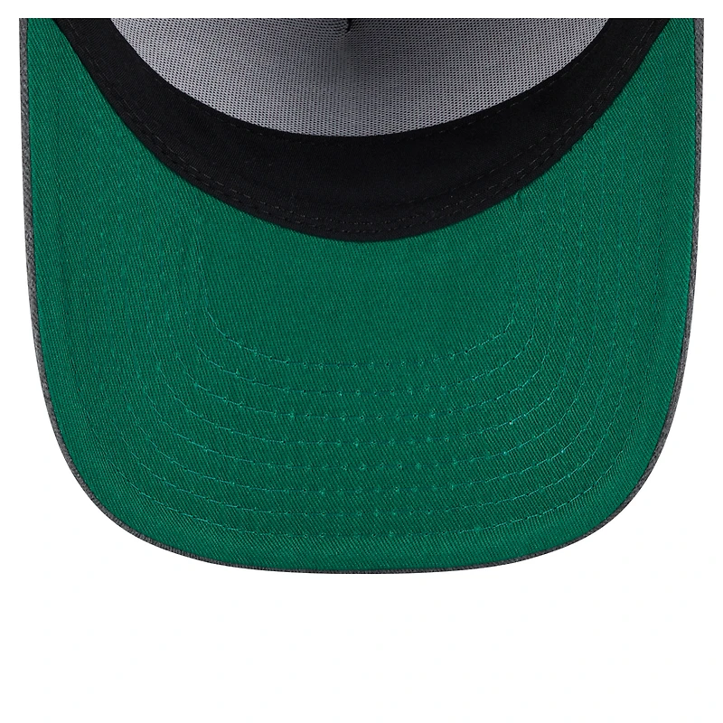 Casquette snapback pré-courbée 9FIFTY des Philadelphia 76ers de New Era pour homme, couleur anthracite