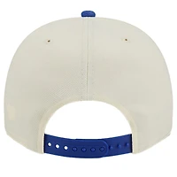 Men's New Era  Cream Philadelphia 76ers Illustrated Mascot 2-Toned Pre-Curved A-Frame 9FIFTY Adjustable Hat