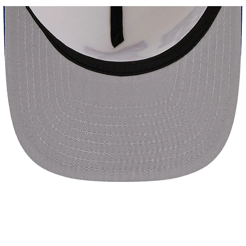 Men's New Era  Cream Philadelphia 76ers Illustrated Mascot 2-Toned Pre-Curved A-Frame 9FIFTY Adjustable Hat