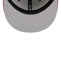 Men's New Era Crimson Philadelphia 76ers Color Pack 59FIFTY Fitted Hat