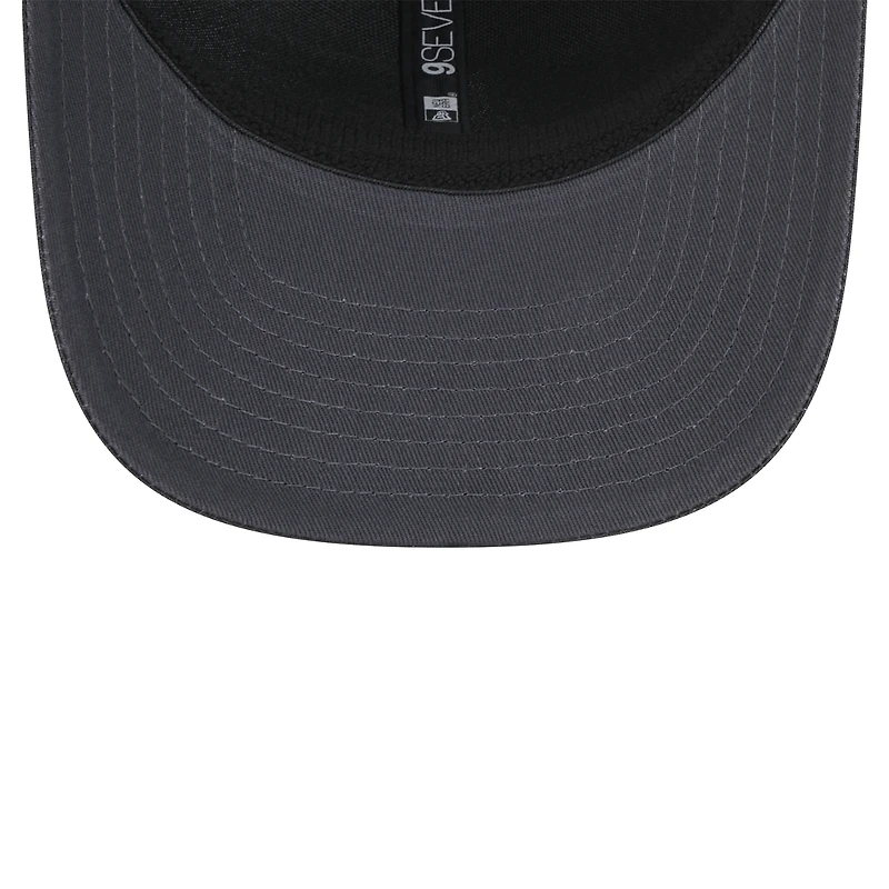 Casquette ajustable 9SEVENTY Team Elevated Patch Graphite Philadelphia 76ers New Era pour hommes