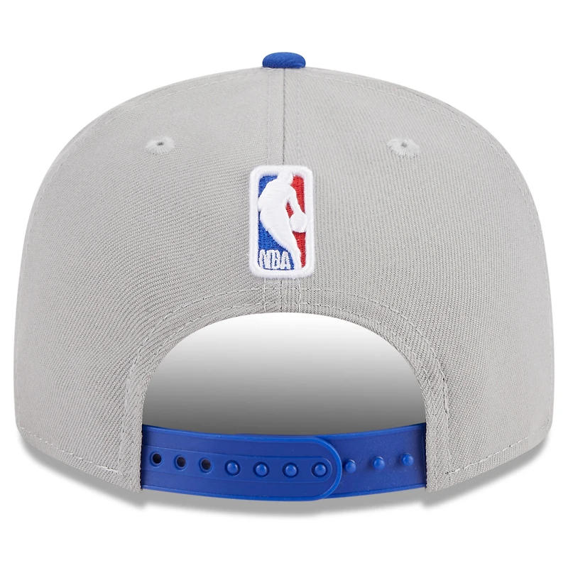 V107988 76ers 23 NBA NWE DRAFT GRIS 2 TONS SNAPBACK 9FIFTY HATMENSNP