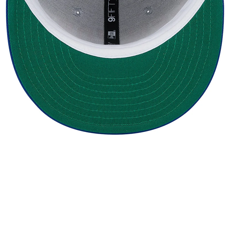 Men's New Era Gray/Royal Philadelphia 76ers Tip-Off Two-Tone 9FIFTY Snapback Hat
