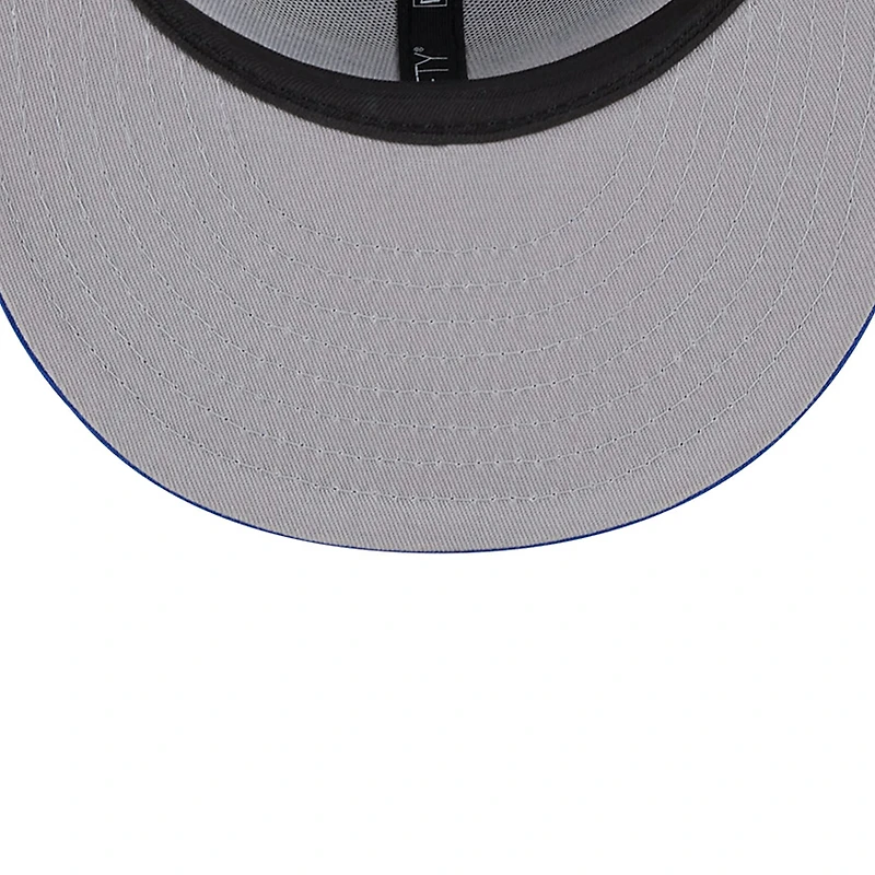 Men's New Era Gray Philadelphia 76ers Chenille Band 9FIFTY Snapback Hat
