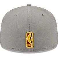 Men's New Era Gray Philadelphia 76ers Color Pack 59FIFTY Fitted Hat