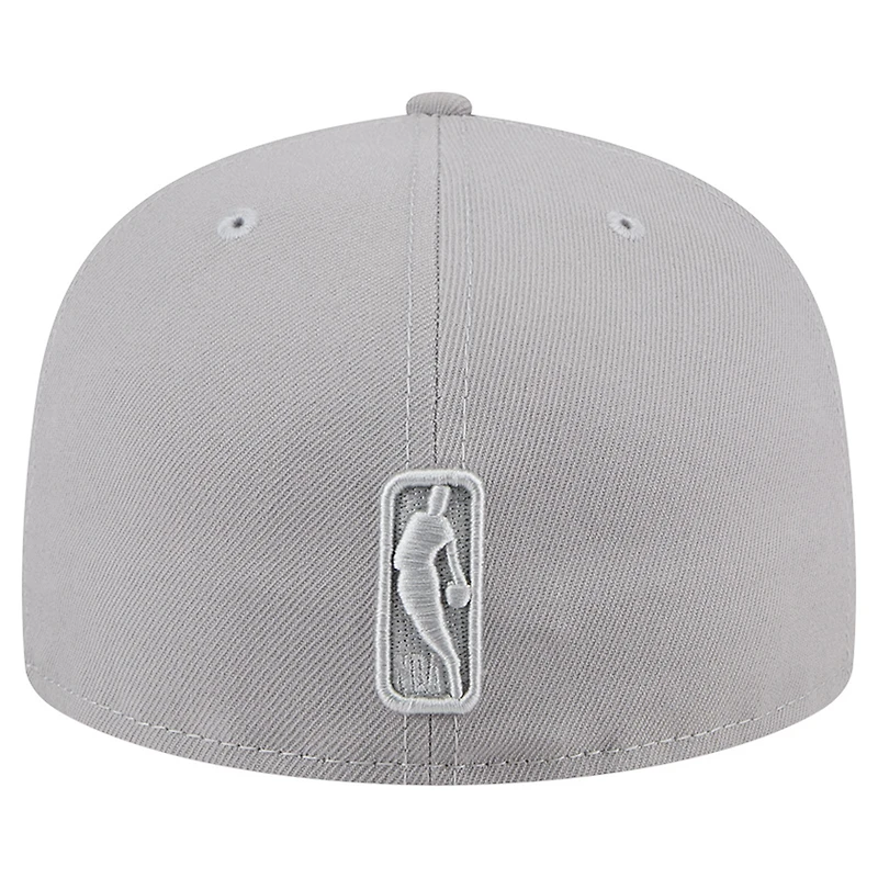 Men's New Era Gray Philadelphia 76ers Color Pack 59FIFTY Fitted Hat