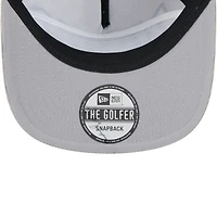 Men's New Era Gray Philadelphia 76ers Throwback Corduroy Golfer Snapback Hat