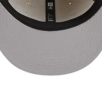 Casquette Snapback Repreve 9FIFTY New Era pour hommes, beige/marron clair, Philadelphia 76ers Green Collection