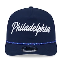 Men's New Era Navy Philadelphia 76ers 2025/26 City Edition 19TWENTY Adjustable Hat
