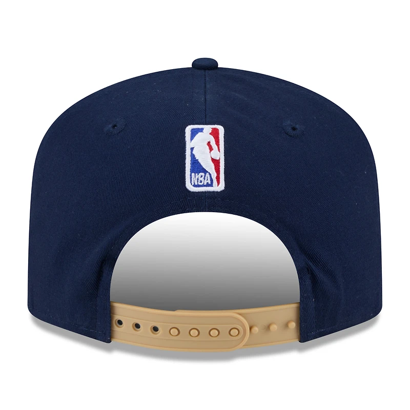 Men's New Era Navy Philadelphia 76ers 2025/26 City Edition 19TWENTY Adjustable Hat