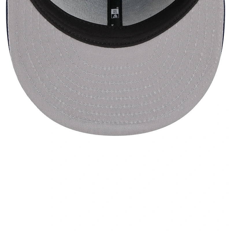 Casquette ajustée New Era bleu marine Philadelphia 76ers 2025/26 City Edition 59FIFTY pour homme