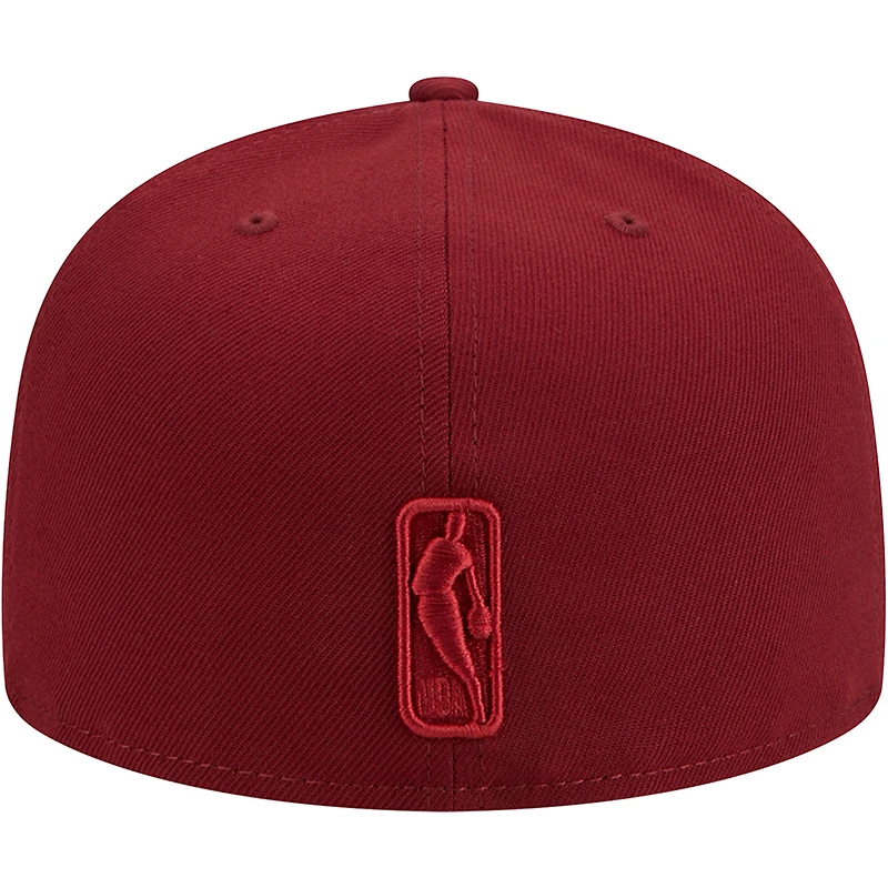 Casquette ajustée 59FIFTY New Era pour hommes des Philadelphia 76ers Color Pack rouge