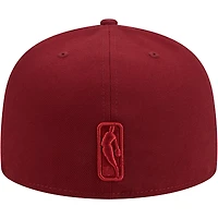 Casquette ajustée 59FIFTY New Era pour hommes des Philadelphia 76ers Color Pack rouge