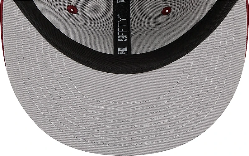 Casquette ajustée 59FIFTY New Era pour hommes des Philadelphia 76ers Color Pack rouge