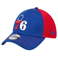 Men's New Era Royal/Red Philadelphia 76ers Active Tech Neo Flex 39THIRTY Hat
