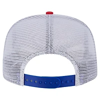 Casquette snapback de golf New Era bleu royal/rouge Philadelphia 76ers pour homme