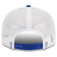 Men's New Era Royal/White Philadelphia 76ers Tear Trucker 9FIFTY Adjustable Hat