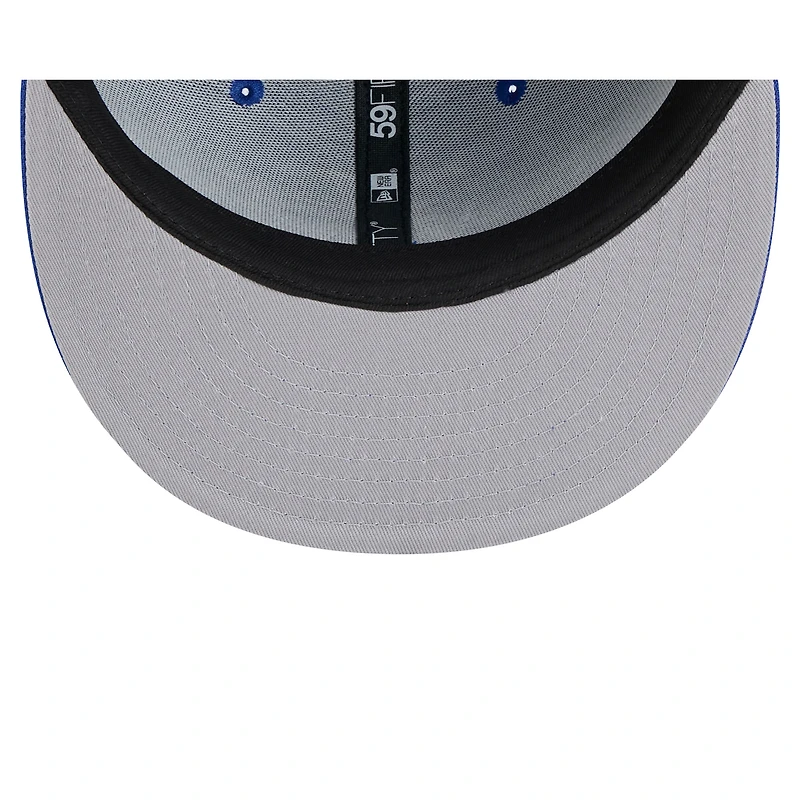 Men's New Era Royal Philadelphia 76ers 2024/25 City Edition Alternate 59FIFTY Fitted Hat