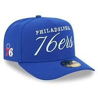 Casquette ajustée New Era Royal Philadelphia 76ers 2025 NBA Draft 59FIFTY pour homme