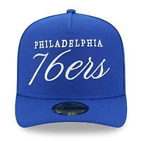 Casquette ajustée New Era Royal Philadelphia 76ers 2025 NBA Draft 59FIFTY pour homme
