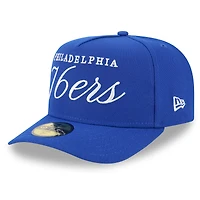 Casquette ajustée New Era Royal Philadelphia 76ers 2025 NBA Draft 59FIFTY pour homme