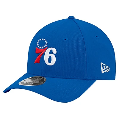 Casquette New Era Royal Philadelphia 76ers 9FORTY Stock M-Crown pour homme