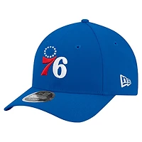Casquette New Era Royal Philadelphia 76ers 9FORTY Stock M-Crown pour homme