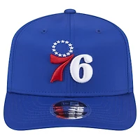 Casquette ajustable extensible à boutons-pression New Era Royal Philadelphia 76ers Adventure Perform 9SEVENTY pour homme