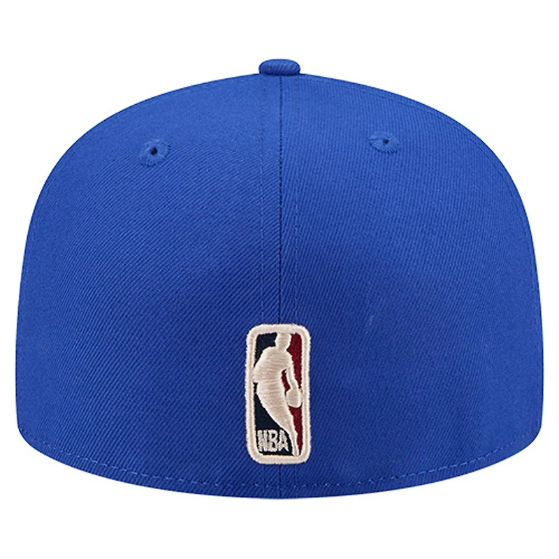 Casquette ajustée New Era Royal Philadelphia 76ers Core Logo 59FIFTY pour homme