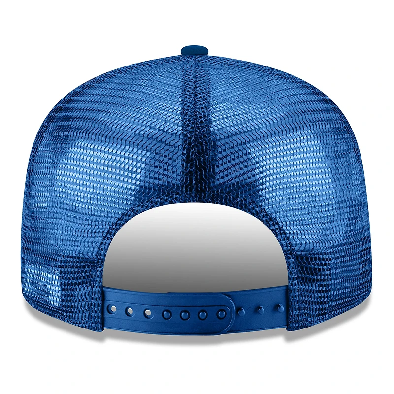 Casquette snapback New Era Royal Philadelphia 76ers Core Logo Meshback 9FIFTY pour homme