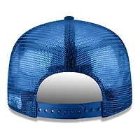 Casquette snapback New Era Royal Philadelphia 76ers Core Logo Meshback 9FIFTY pour homme