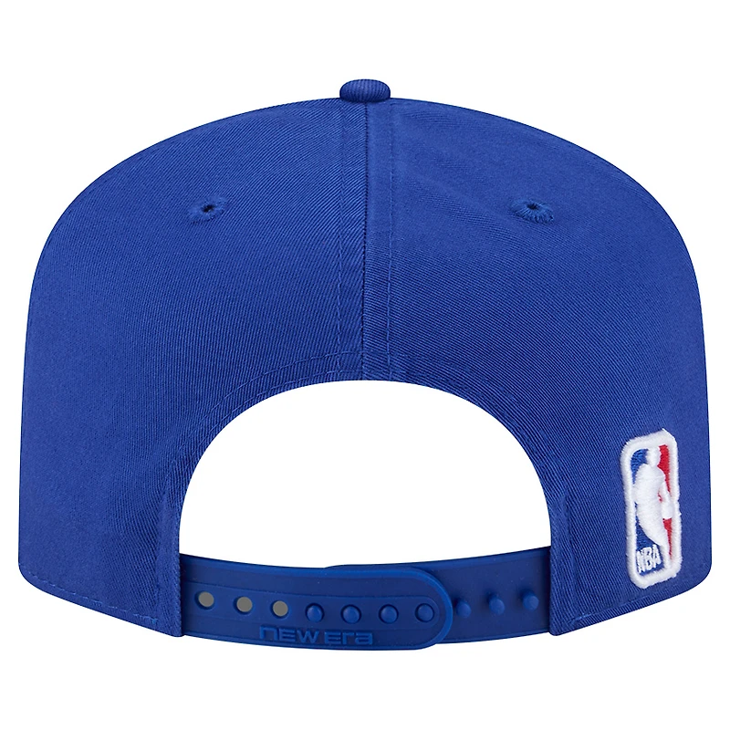 Men's New Era  Royal Philadelphia 76ers Cotton 19TWENTY Adjustable Hat