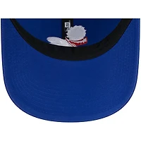 Casquette ajustable 9TWENTY New Era Royal Philadelphia 76ers Distinct Side Patch Trucker pour hommes