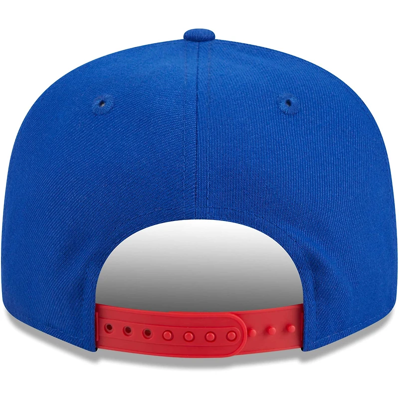 Casquette Snapback 9FIFTY Royal Philadelphia 76ers Gameday New Era pour homme