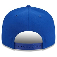 Men's New Era Royal Philadelphia 76ers Golden Tall Text 9FIFTY Snapback Hat