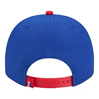 Casquette ajustable New Era Royal Philadelphia 76ers Injection Cartoon Logo A-Frame 9FIFTY pour homme