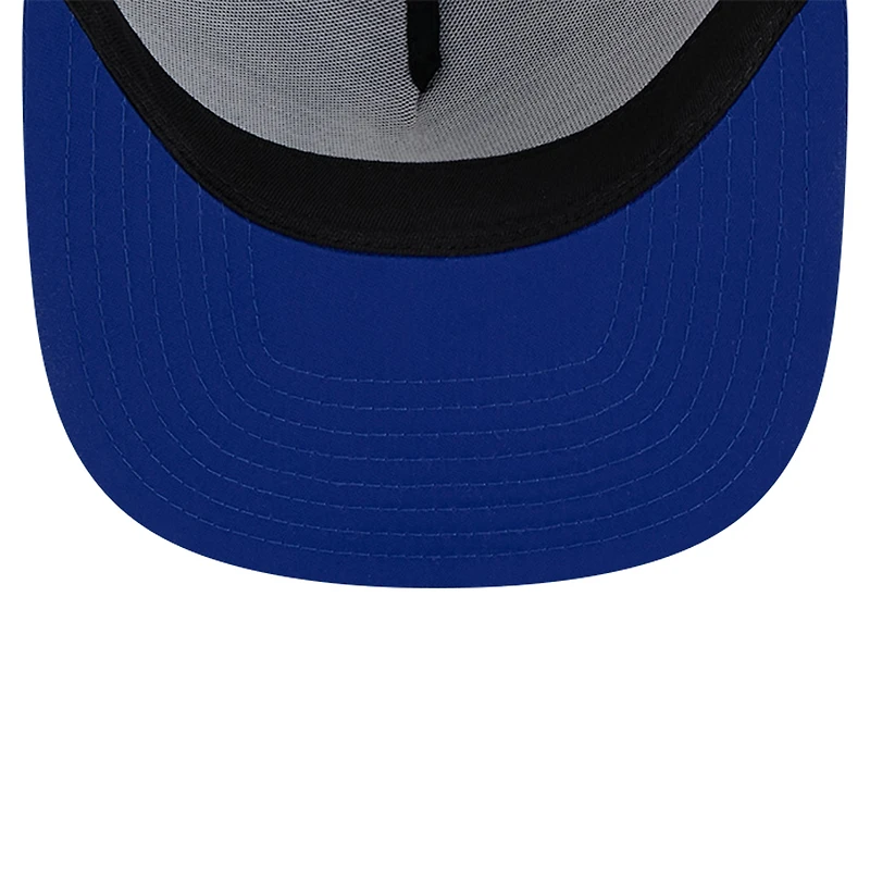 Casquette de camionneur Snapback 9FIFTY A-Frame Royal Philadelphia 76ers Puff Print Team Code New Era pour homme