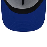 Casquette de camionneur Snapback 9FIFTY A-Frame Royal Philadelphia 76ers Puff Print Team Code New Era pour homme