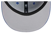 Men's New Era Royal Philadelphia 76ers Sport Night Script Sided 59FIFTY Fitted Hat