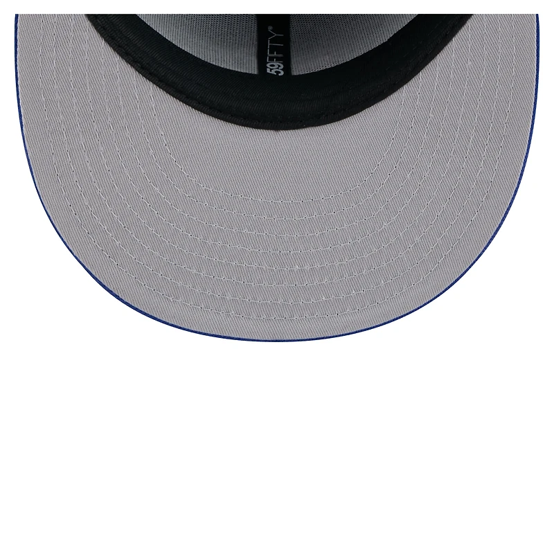 Casquette ajustée New Era Royal Philadelphia 76ers State Stitch 59FIFTY pour homme