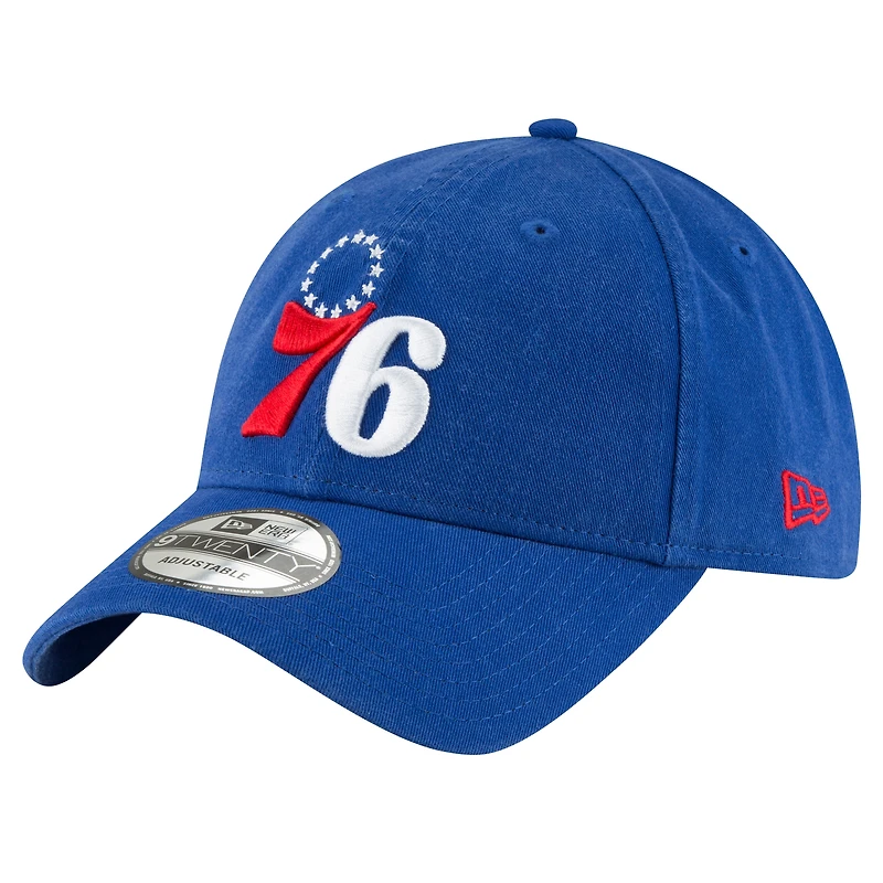 Casquette ajustable Royal Philadelphia 76ers Team 2.0 9TWENTY New Era pour homme