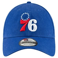 Casquette ajustable Royal Philadelphia 76ers Team 2.0 9TWENTY New Era pour homme