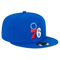 Men's New Era  Royal Philadelphia 76ers Team 59FIFTY Fitted Hat