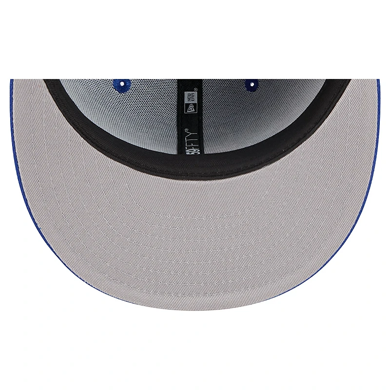 Casquette ajustée New Era Royal Philadelphia 76ers Tri-Hit 59Fifty pour homme