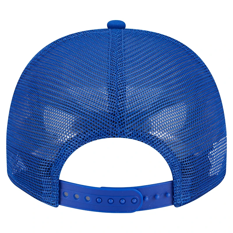 Men's New Era Royal Philadelphia 76ers Vintage Team Rope A-Frame 9FIFTY Snapback Hat