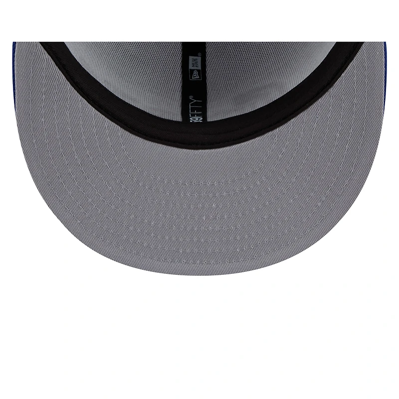 Men's New Era Silver/Royal Philadelphia 76ers 2024/25 City Edition 59FIFTY Fitted Hat